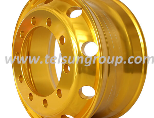 Customized Golden Colour Wheels 22.5×8.25